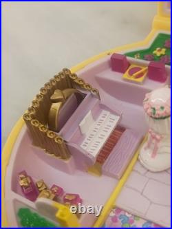Vintage 1989 Polly Pocket Nancy's Wedding Day- Complete With 3 Figures & Ring