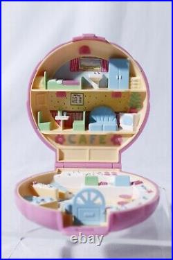 Vintage 1989 Polly Pocket Polly's Cafe Compact Bluebird Toys Complete
