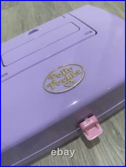 Vintage 1989 Polly Pocket Purple Jewel Case Playset With Figures Cars Animals EC Vintage 1989 Polly Pocket Purple Jewel Case Playset With Figures Cars Animals EC