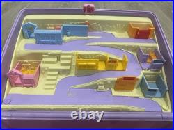 Vintage 1989 Polly Pocket Purple Jewel Case Playset With Figures Cars Animals EC Vintage 1989 Polly Pocket Purple Jewel Case Playset With Figures Cars Animals EC