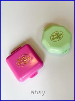 Vintage 1990 Bluebird Polly Pocket Lot Of 2 School & Zoo With Figures! Read