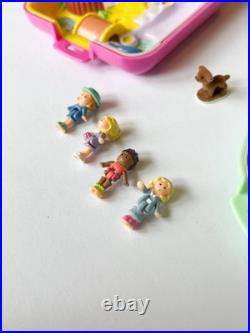 Vintage 1990 Bluebird Polly Pocket Lot Of 2 School & Zoo With Figures! Read