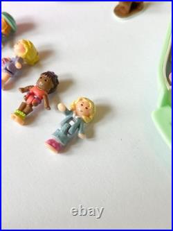 Vintage 1990 Bluebird Polly Pocket Lot Of 2 School & Zoo With Figures! Read