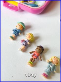 Vintage 1990 Bluebird Polly Pocket Lot Of 2 School & Zoo With Figures! Read