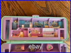 Vintage 1990 Bluebird Polly Pocket Pencil Case Play-set Teal Pencil Case
