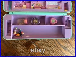 Vintage 1990 Bluebird Polly Pocket Pencil Case Play-set Teal Pencil Case