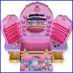 Vintage 1990 Polly Pocket Pyjama Party Dressing Table Vanity Playset Bluebird