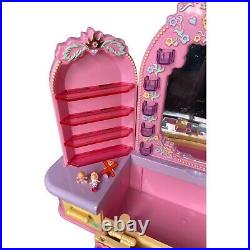 Vintage 1990 Polly Pocket Pyjama Party Dressing Table Vanity Playset Bluebird