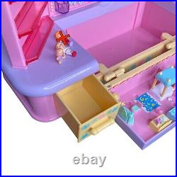 Vintage 1990 Polly Pocket Pyjama Party Dressing Table Vanity Playset Bluebird