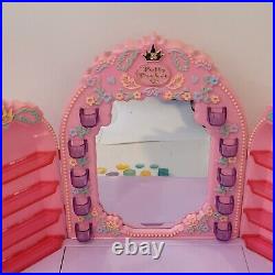 Vintage 1990 Polly Pocket Pyjama Party Dressing Table Vanity Trinket Bluebird