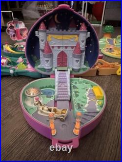 Vintage 1990's Polly Pocket Lot Bluebird Compacts, Houses, Figures & Accessories