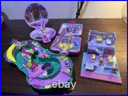 Vintage 1990's Polly Pocket Lot Bluebird Compacts, Houses, Figures & Accessories