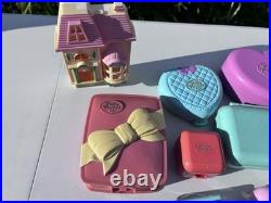 Vintage 1990's Polly Pocket Lot Compacts, 21 Houses, Figures & Access 65+ Item