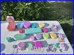 Vintage 1990's Polly Pocket Lot Compacts, 21 Houses, Figures & Access 65+ Item