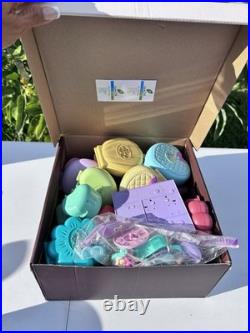 Vintage 1990's Polly Pocket Lot Compacts, 21 Houses, Figures & Access 65+ Item