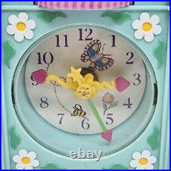 Vintage 1991 Bluebird Polly Pocket Funtime Clock Playset Compact 100% Complete