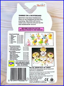 Vintage 1991 Bluebird Toys Polly Pocket Sammie On A Skateboard Brand New Sealed