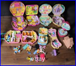 Vintage 1991 Polly Pocket Compact Lot Bluebird Toys 9 Compacts PARTS Vintage 1991 Polly Pocket Compact Lot Bluebird Toys 9 Compacts PARTS