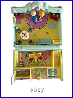Vintage 1991 Polly Pocket Funtime Clock Complete Set and Working