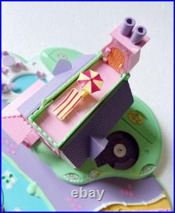 Vintage 1991 Polly Pocket Polly's Dream World with 6 Dolls, 10 Animals, & Car