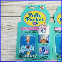 Vintage 1991 Polly Pocket Ring Lot Of 4