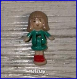 Vintage 1991 Polly Pocket Santa's Shop Figure Set Of 5 Rare COLLECTABLE