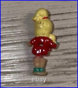 Vintage 1991 Polly Pocket Santa's Shop Figure Set Of 5 Rare COLLECTABLE