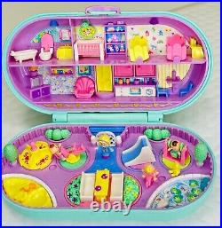 Vintage 1992 Bluebird Polly Pocket Baby Stampin Playground Stamp Playset Compact