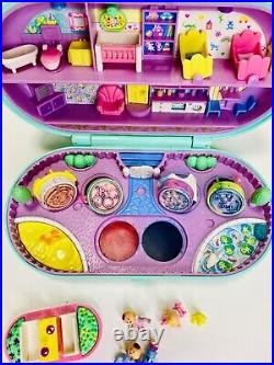 Vintage 1992 Bluebird Polly Pocket Baby Stampin Playground Stamp Playset Compact