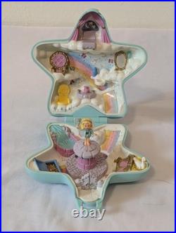 Vintage 1992 Bluebird Polly Pocket Fairy Wishing World Star Compact 100% Comp