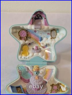 Vintage 1992 Bluebird Polly Pocket Fairy Wishing World Star Compact 100% Comp