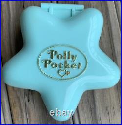 Vintage 1992 Bluebird Polly Pocket Fairy Wishing World with Swan, Bear & 2 Dolls