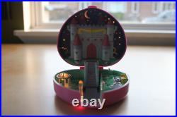 Vintage 1992 Bluebird Polly Pocket Starlight Castle Complete Set Working Lights