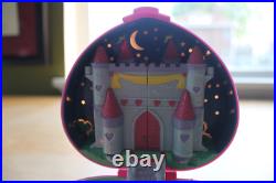 Vintage 1992 Bluebird Polly Pocket Starlight Castle Complete Set Working Lights