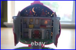Vintage 1992 Bluebird Polly Pocket Starlight Castle Complete Set Working Lights