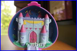 Vintage 1992 Bluebird Polly Pocket Starlight Castle Complete Set Working Lights