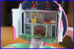 Vintage 1992 Bluebird Polly Pocket Starlight Castle Complete Set Working Lights