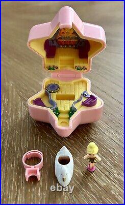 Vintage 1992 Bluebird Polly Pocket Tiny Ballerina Ring & Case Complete Rare