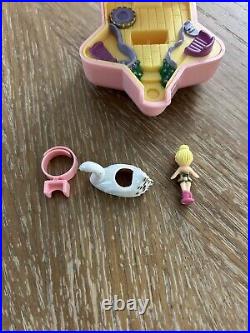 Vintage 1992 Bluebird Polly Pocket Tiny Ballerina Ring & Case Complete Rare