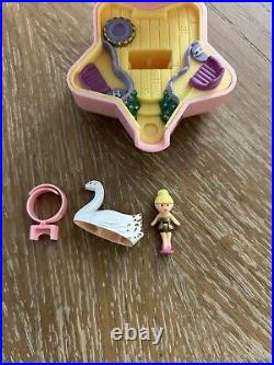Vintage 1992 Bluebird Polly Pocket Tiny Ballerina Ring & Case Complete Rare