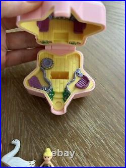 Vintage 1992 Bluebird Polly Pocket Tiny Ballerina Ring & Case Complete Rare