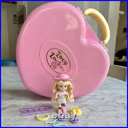 Vintage 1992 Lucy Locket Polly Pocket Carry N' Play Dream House With Doll