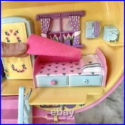 Vintage 1992 Lucy Locket Polly Pocket Carry N' Play Dream House With Doll