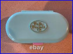 Vintage 1992 Polly Pocket Babysitting Stamper Playground Bluebird With Figures