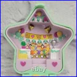 Vintage 1992 Polly Pocket Bathing Beauty Pageant Ring Star Case Complete Set