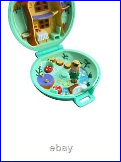 Vintage 1992 Polly Pocket Jeweled Forest And Palace Lot Of 2 Compacts Figures