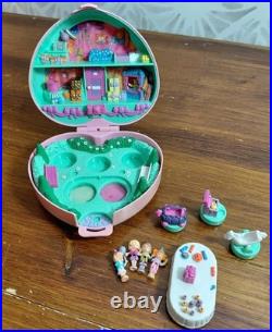 Vintage 1992 Polly Pocket Partytime Stampers 3 Stampers 4 figures No Cak G2U