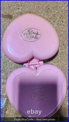 Vintage 1992 Polly Pocket Partytime Stampers 3 Stampers 4 figures No Cak G2U