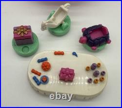 Vintage 1992 Polly Pocket Partytime Stampers with 3 Stampers No figures Vintage 1992 Polly Pocket Partytime Stampers with 3 Stampers No figures
