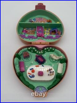 Vintage 1992 Polly Pocket Partytime Stampers with 3 Stampers No figures Discolored